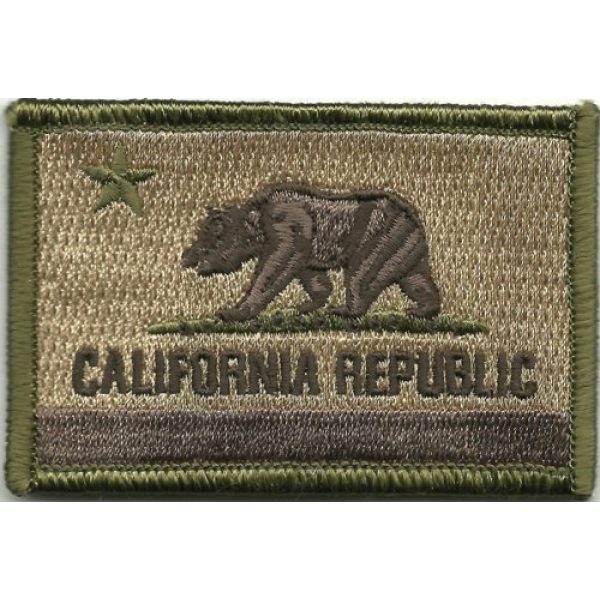 Gadsden and Culpeper Airsoft Morale Patch 1 California Tactical Patch - Multitan