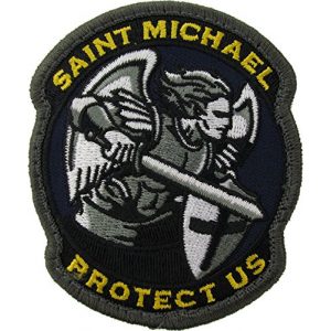 MilSpec Monkey Airsoft Morale Patch 1 Saint Michael Modern Morale Patch (Full Color)
