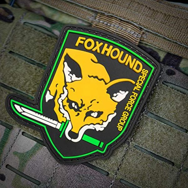 Morton Home Airsoft Morale Patch 3 Morton Home Rubber Badges PVC Rubber 3D Morale Patch (Foxhound Special Force Group)