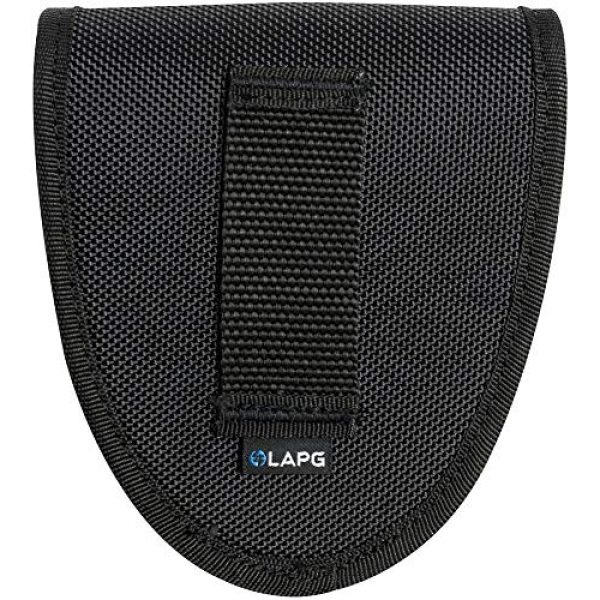 LA Police Gear Tactical Pouch 2 LA Police Gear 1680D Ballistic Nylon Tactical Single Handcuff Case