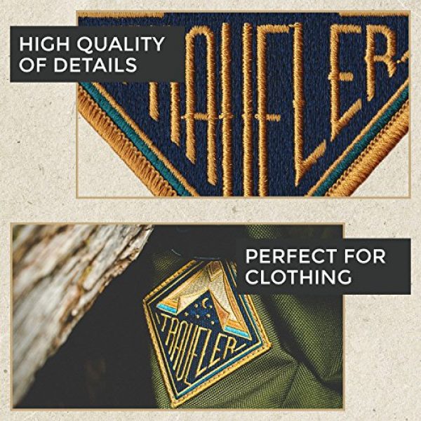 Asilda Airsoft Morale Patch 3 Asilda Embroidered Sew or Iron-on Patch (Traveler)