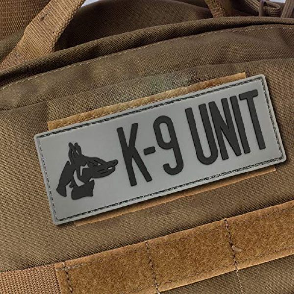Morton Home Airsoft Morale Patch 3 Morton Home K-9 Unit 3D PVC Rubber Tactical Morale Badge Patches