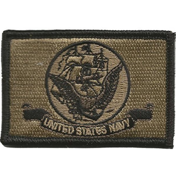 Gadsden and Culpeper Airsoft Morale Patch 3 Navy Flag Tactical Patch - Military