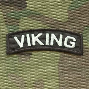 LEGEEON Airsoft Morale Patch 1 LEGEEON Viking Shoulder Tab Norse Heathen Army Military Morale Tactical Hook-and-Loop Patch