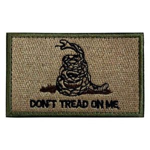 WZT Airsoft Morale Patch 1 WZT Don't Tread on Me Tactical Patch
