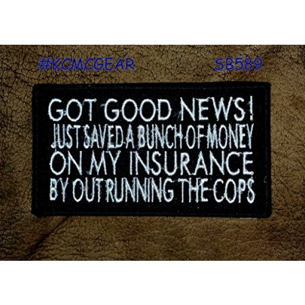 KCMC Airsoft Morale Patch 2 KCMC Got Good News! Patch Morale Patches Embroidered Biker Patches