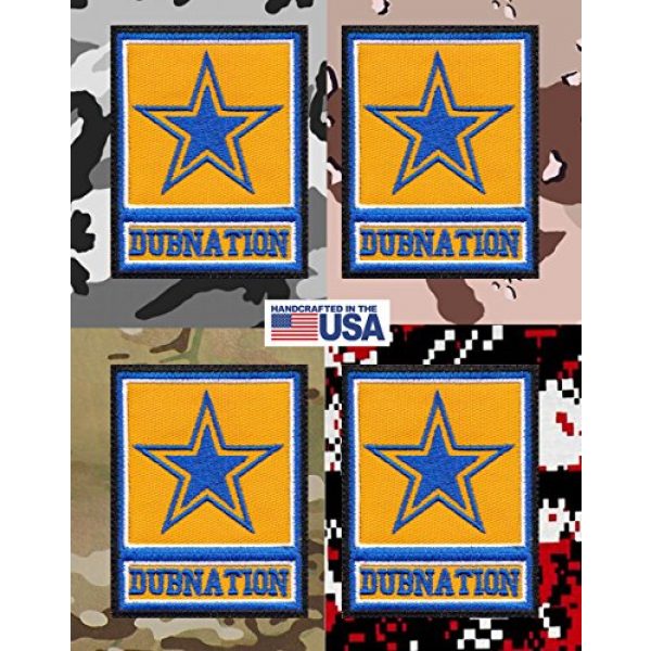 Tactical Patch Works Airsoft Morale Patch 4 Warriors Dubnation Inspired Art Golden State Army Parody Patch