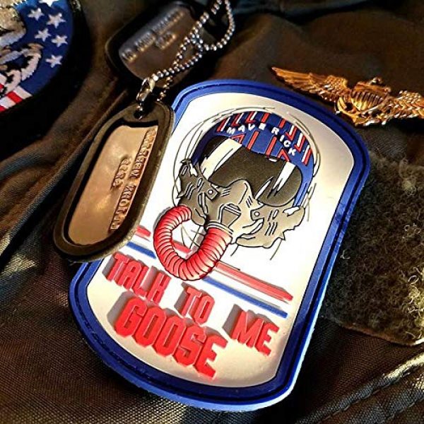Violent Little Machine Shop Airsoft Morale Patch 4 Violent Little Machine Shop "Talk to Me Goose" PVC Morale Patch (Color)
