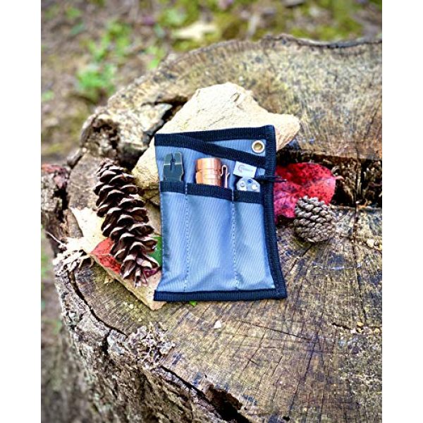 Iceboxx Tactical Pouch 3 Iceboxx EDC Pocket Organizer - Car EDC Organizer - Everyday Carry Slip Dump Organizer for Men - Quick Access Design with Multiple Pockets - Organizer Slip Pouch Case for Knife, Flashlight, Tools