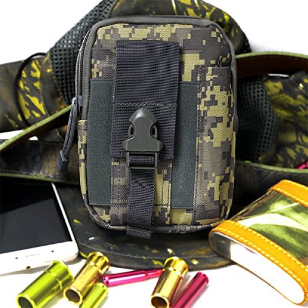 PXDREAM Tactical Pouch 2 PXDREAM Tactical Molle Pouch Utility Gadget EDC Pouch Waist Bag Belt Waist Pack Cellphone Holster