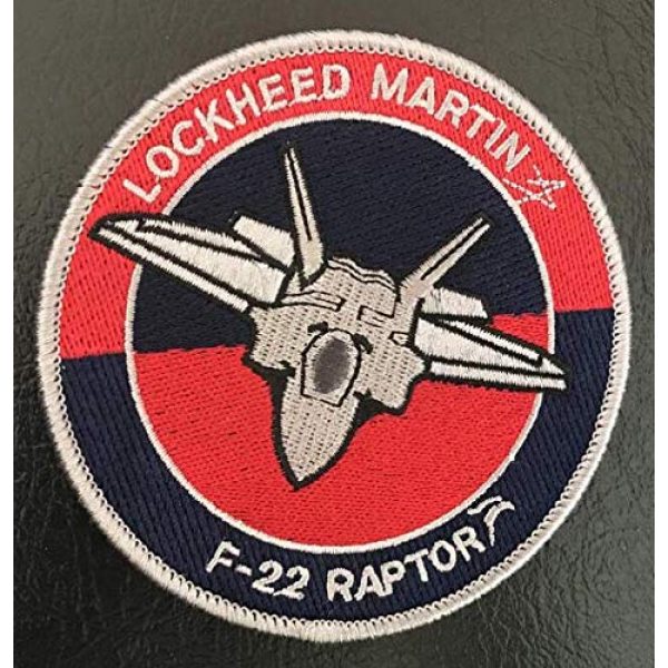 Embroidered Patch Airsoft Morale Patch 1 F22 Raptor Lockheed Martin 3D Tactical Patch Military Embroidered Morale Tags Badge Embroidered Patch DIY Applique Shoulder Patch Embroidery Gift Patch