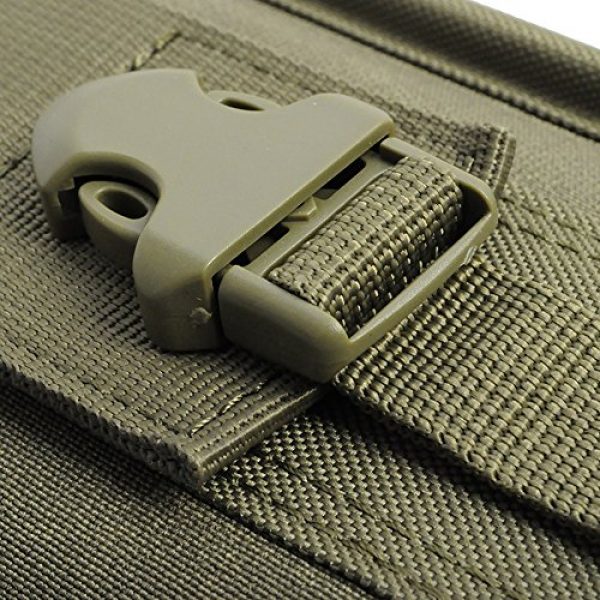 Pvnoocy Tactical Pouch 5 Tactical Universal Holster Military Molle Hip Waist Belt Bag Wallet Pouch Purse Phone Case with Zipper for Phone