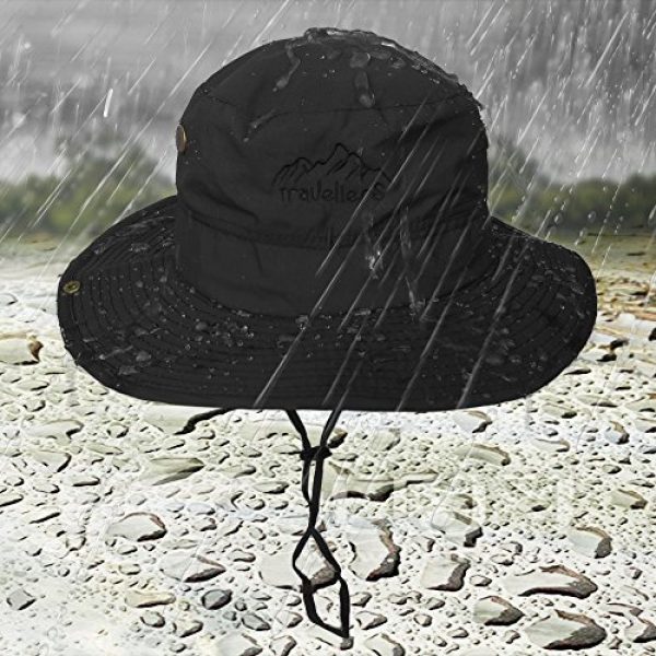 LETHMIK Tactical Hat 5 LETHMIK Outdoor Waterproof Boonie Hat Wide Brim Breathable Hunting Fishing Safari Sun Hat