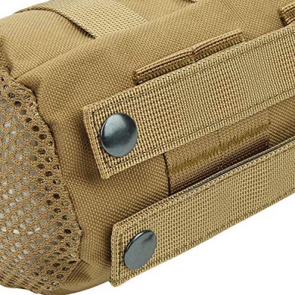 Dauerhaft Tactical Pouch 6 DAUERHAFT Durable Water Bottle Sleeve Bag Lightweight and Portable,Suitable for Camping,Hiking(Mud Color)