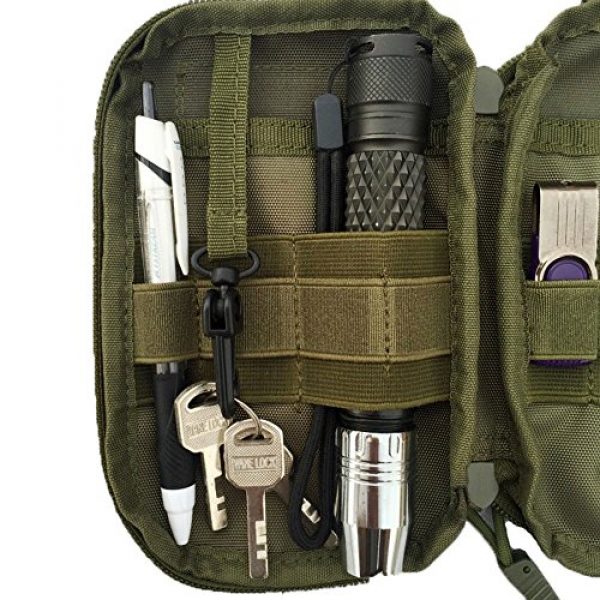 partstock Tactical Pouch 7 EDC Compact Pocket Organizer Pouch - Mini Waist Bag Pouch - Multi-Purpose Tactical MOLLE EDC Pouch, for Cell Phone, Accessories.