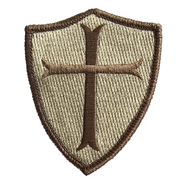Gadsden and Culpeper Airsoft Morale Patch 2 Crusader Shield Shoulder Patch