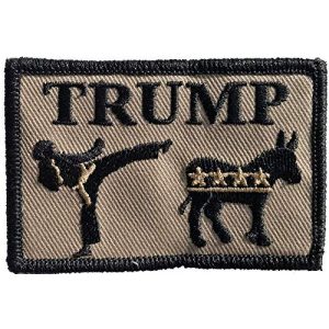 Gadsden and Culpeper Airsoft Morale Patch 1 Trump Kick Ass 2" x 3" Tactical Morale Patches