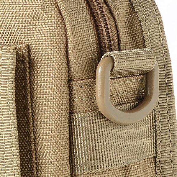 LefRight Tactical Pouch 7 LefRight Tactical Buckle Release MOLLE SmartPhone Pouch Waist Belt Bag Pack EDC Utility Gadget Outdoor Gear Black, Size M
