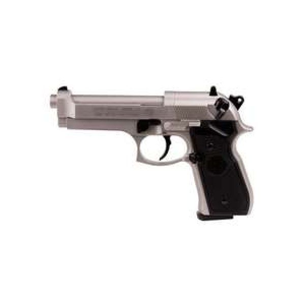 Beretta Air Pistol 1 Beretta M92FS Pellet Pistol, Nickel/Black 0.177