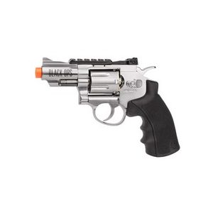 Black Ops Airsoft Pistol 1 Black Ops WG 2.5" Airsoft Revolver, Silver 6mm
