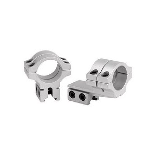 Bkl Air Gun Accessory 1 BKL Double Strap Offset 1" Rings, Dovetail, Silver