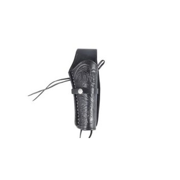 Western Justice Air Gun Accessory 1 Western Justice 6" Leather Holster, Black, Right Hand