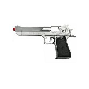 Magnum Research Airsoft Pistol 1 Desert Eagle .44 Magnum Airsoft Pistol, Silver 6mm