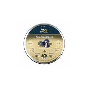 Haendler & Natermann Pellets and BBs 1 H&N Baracuda Match (4.5 mm) .177 Cal, 10.65 gr - 400 ct 0.177