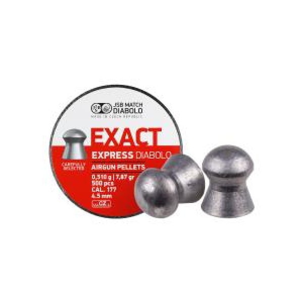 Jsb Pellets and BBs 1 JSB Diabolo Exact Express .177 Cal, 7.87 gr - 500 ct 0.177