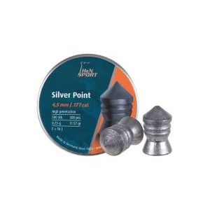 Haendler & Natermann Pellets and BBs 1 H&N Silver Point .177 Cal, 11.57 gr - 500 ct 0.177