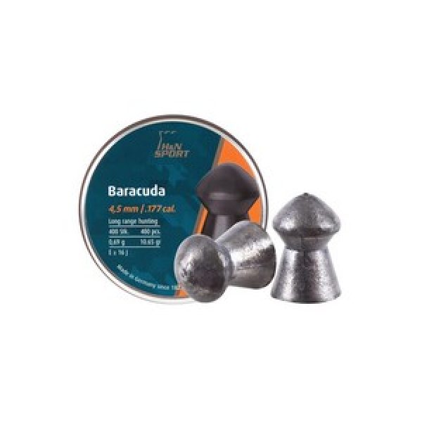 Haendler & Natermann Pellets and BBs 1 H&N Baracuda .177 Cal, 10.65 gr - 400 ct 0.177