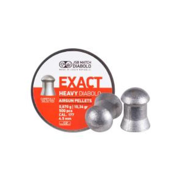 Jsb Pellets and BBs 1 JSB Diabolo Exact Heavy .177 Cal, 10.34 gr - 500 ct 0.177