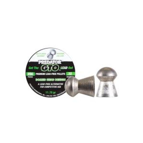 Predator International Pellets and BBs 1 Predator GTO Lead-Free .22 Cal, 11.75 gr - 200 ct 0.22