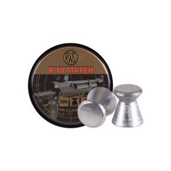 Rws Pellets and BBs 1 RWS R10 Match Heavy .177 Cal, 8.2 gr - 500 ct 0.177
