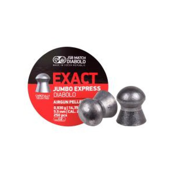 Jsb Pellets and BBs 1 JSB Diabolo Exact Jumbo Express .22 Cal , 14.3 gr - 250 ct 0.22