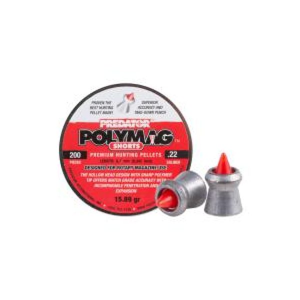Predator International Pellets and BBs 1 Predator Polymag Shorts .22 Cal, 15.89 gr - 200 ct 0.22