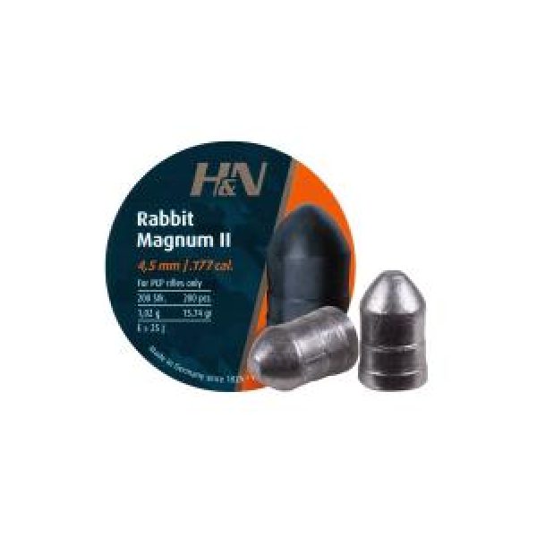 Haendler & Natermann Pellets and BBs 1 H&N Rabbit Magnum II .177 Cal, 15.74 gr - 200 ct 0.177