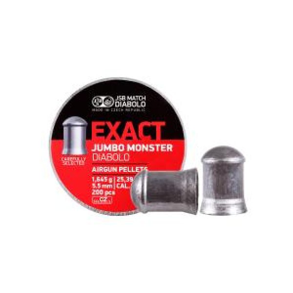 Jsb Pellets and BBs 1 JSB Diabolo Exact Jumbo Monster .22 Cal, 25.39 gr - 200 ct 0.22