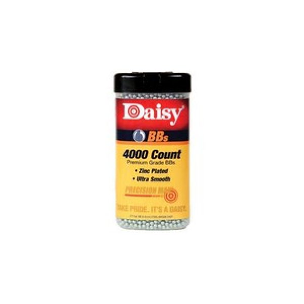 Daisy Pellets and BBs 1 Daisy 4000 Ct Premium BB's - Zinc Coated 0.177