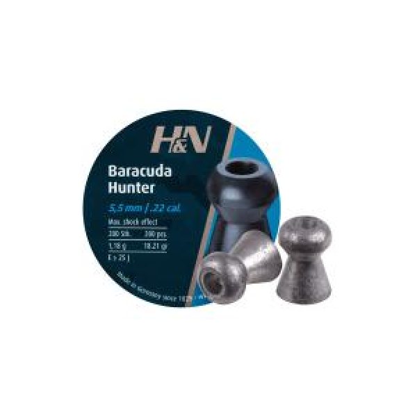 Haendler & Natermann Pellets and BBs 1 H&N Baracuda Hunter .22 Cal, 18.21 gr - 200 ct 0.22