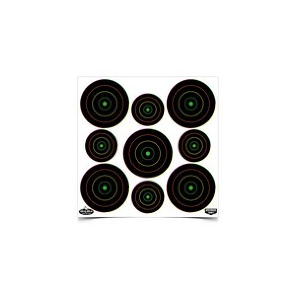 Birchwood Casey Air Gun Accessory 1 Birchwood Casey Dirty Bird Multi-Color 2" & 3" Targets, 20 ct