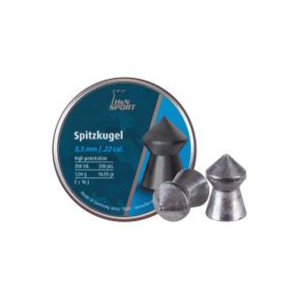 Haendler & Natermann Pellets and BBs 1 H&N Spitzkugel .22 Cal, 15.74 gr - 200 ct 0.22