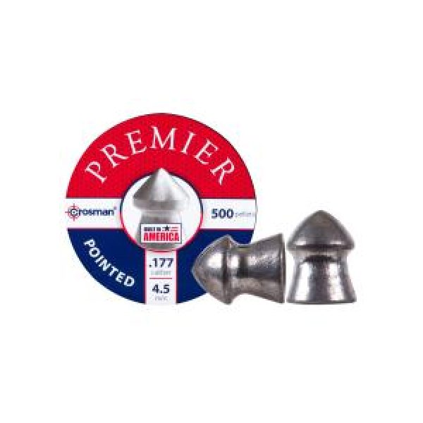 Crosman Pellets and BBs 1 Crosman Pointed .177 Cal, 7.4 gr - 500 ct 0.177