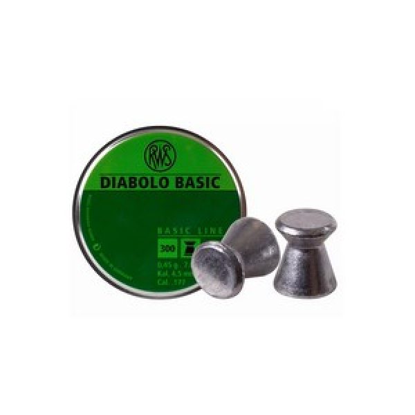 Rws Pellets and BBs 1 RWS Diabolo Basic .177 Cal, 7.0 gr - 300 ct 0.177