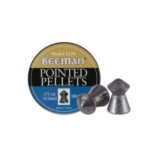 Beeman Pellets and BBs 1 Beeman Pointed .177 Cal, 8.53 gr - 500 ct 0.177