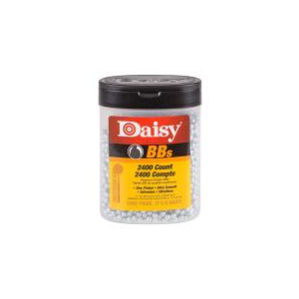 Daisy Pellets and BBs 1 Daisy Premium Grade BBs .177 Cal, 5.1 Grains, Zinc Plated (2400ct) 0.177