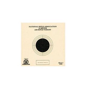 National Target Company Air Gun Accessory 1 National Target Single 10m Air Rifle Target, 100 ct