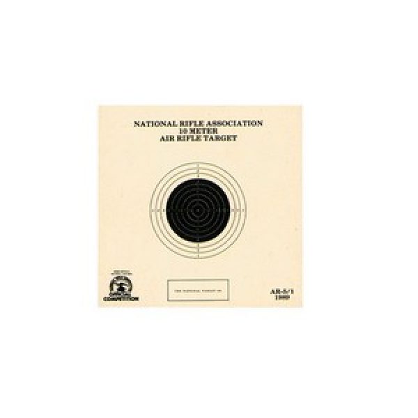 National Target Company Air Gun Accessory 1 National Target Single 10m Air Rifle Target, 100 ct