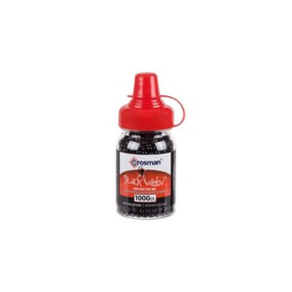 Crosman Pellets and BBs 1 Black Widow BBs, 1000ct 0.177