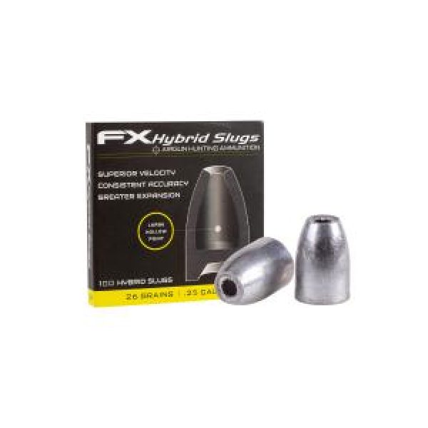 Fx Airguns Pellets and BBs 1 FX Hybrid Slug, .25 Cal., 26 gr - 100 ct 0.25